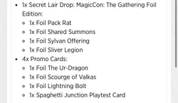 MTG Festival in a Box MagicCon: The Gathering Secret Lair Foil + BONUS CARDS - Image 2