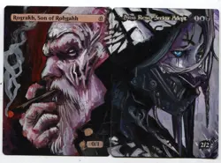 Rograkh/Silas Renn CEDH Altered Art Mtg Hand Painted Card Commander - Image 1