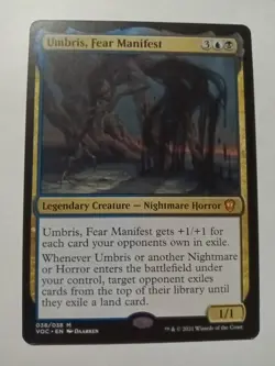 Umbris, Fear Manifest Commander: Innistrad: Crimson Vow Regular - Image 1