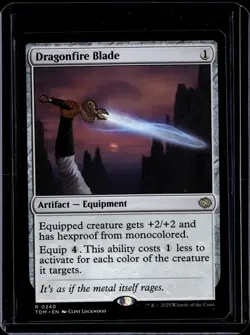 Dragonfire Blade - 240 - TDM - NM - MTG Magic the Gathering - Image 1