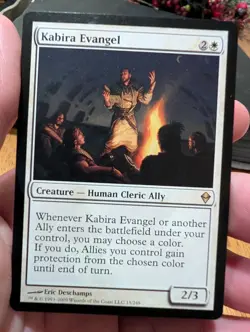 Magic: The Gathering Kabira Evangel Rare Zendikar Creature White Regular - Image 1