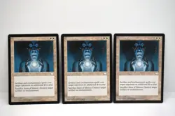 MTG, AURA OF SILENCE (x3), WEATHERLIGHT, NM, NEVER BEEN PLAYED - Image 1