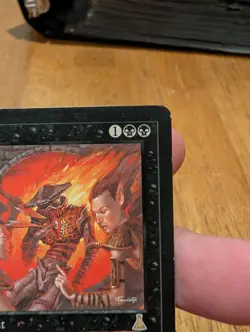 Magic: The Gathering Attrition Rare Urza's Destiny Enchantment Black 1999 Fisch… - Image 3