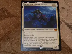 MTG Leonardo, Sewer Samurai x1 Mythic TMNT NM Low S&H - Image 1