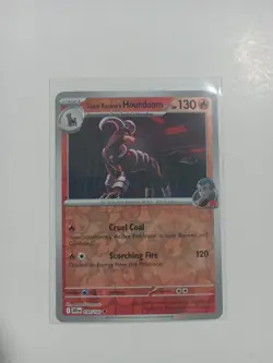 Team Rocket's Houndoom 038/182 Reverse Holo Destined Rivals NM Pokemon Card - Image 1