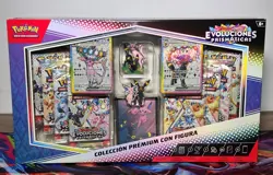 Pokemon TCG Prismatic Evolutions Premium Collection Figure Spanish SEALED NEW - Image 1