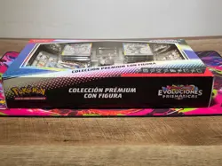 Pokemon TCG Prismatic Evolutions Premium Collection Figure Spanish SEALED NEW - Image 4