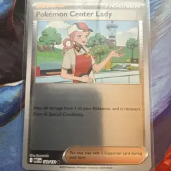 Pokemon Center Lady 123/132 Me01: Mega Evolution Reverse Holo - Image 2