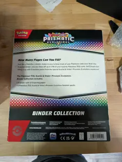 Pokemon TCG Prismatic Evolutions Binder Collection Box New and Sealed - Image 3