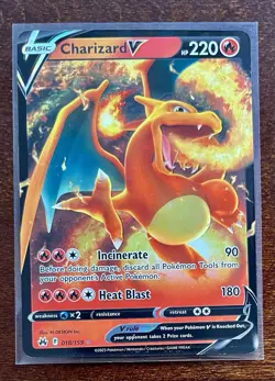 Pokemon TCG Crown Zenith Charizard V Ultra Rare 018/159 HOLO - Image 1