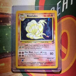 Ninetales 13/130 - Base Set 2 Pokemon Card - Holo Rare - Image 1