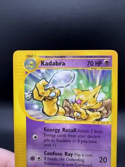 Pokemon TCG Kadabra Expedition 84/165 Regular - Lightly Damaged - Image 3