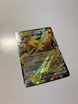 Pokemon TCG Zapdos EX 145/165 Scarlet & Violet 151 Double Rare Full Art Holo NM - Image 1
