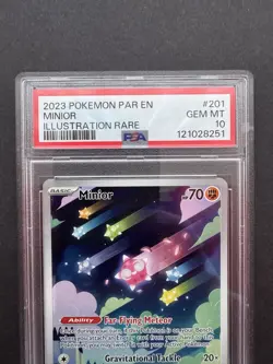 *PSA 10* Minior 201/182 - Paradox Rift - Illustration Rare - Gem Mint Pokemon - Image 2