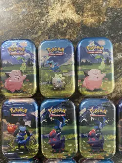 Pokemon TCG Ascended Heroes Factory Sealed 10x Mini Tins Case Quantity - Image 2
