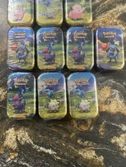 Pokemon TCG Ascended Heroes Factory Sealed 10x Mini Tins Case Quantity - Image 3