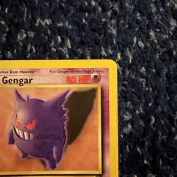 Pokemon TCG Gengar 20/62 Fossil Set Unlimited Regular Rare 1999 WOTC - Image 4
