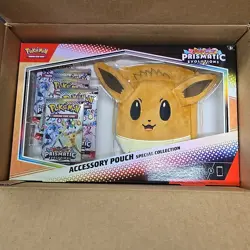 Pokemon Prismatic Evolutions - Eevee Accessory Pouch Box (x5) - Image 1