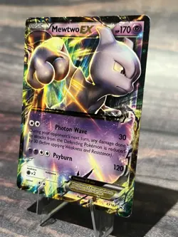 Mewtwo EX XY183 Black Star Promo 2016 Holo Pokemon Card TCG - Image 3