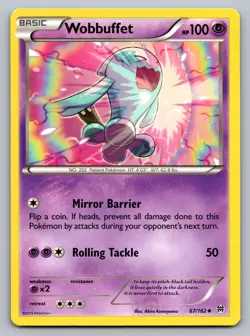 Pokemon TCG XY - BREAKthrough Wobbuffet 67/162 - Image 1