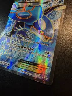 Pokemon TCG Kyogre EX 148/160 XY Primal Clash Holo Damaged - Image 5