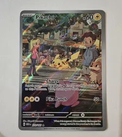 Pokemon Pikachu TCG Full Art IR 173/165 Scarlet & Violet 151 - Image 1