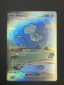 Mew EX 232/091 Pokemon TCG: Paldean Fates SIR Bubble Mew Near mint - Image 1