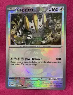 💎Regigigas (Poke Ball Pattern) 086/131 Prismatic Evolutions Holo Pokemon TCG💎 - Image 1