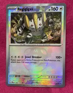 💎Regigigas (Poke Ball Pattern) 086/131 Prismatic Evolutions Holo Pokemon TCG💎 - Image 3