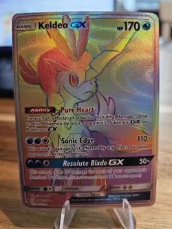 Keldeo GX (Secret) 240/236 Unified Minds NM Pokemon TCG - Image 1