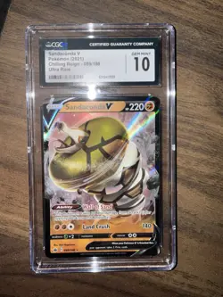 Pokemon TCG Sandaconda VMAX Chilling Reign Holo Ultra Rare 089/198 CGC 10 Gem MT - Image 2