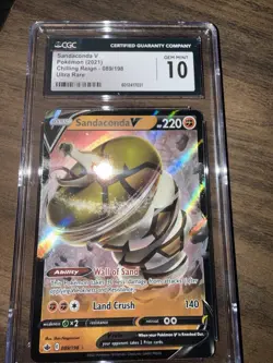 Pokemon TCG Sandaconda VMAX Chilling Reign Holo Ultra Rare 089/198 CGC 10 Gem MT - Image 3