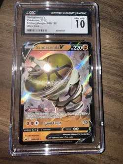 Pokemon TCG Sandaconda VMAX Chilling Reign Holo Ultra Rare 089/198 CGC 10 Gem MT - Image 4