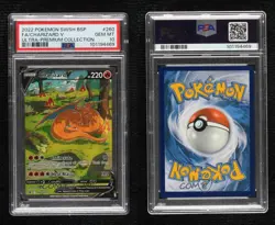 Charizard V SWSH Ultra Premium Collection Pokemon Sword Shield Black Star PSA 10 - Image 3