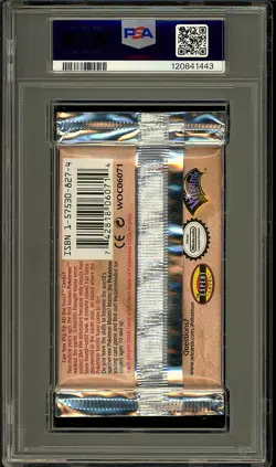 Pokemon 1999 WOTC 1st Edition Fossil Aerodactyl Sealed Booster Pack PSA 9 - Image 2