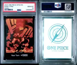 2024 One Piece DON!! CARD SABO PROMO DF02 ENGLISH PSA 10 GEM MINT DEVIL FRUIT - Image 1