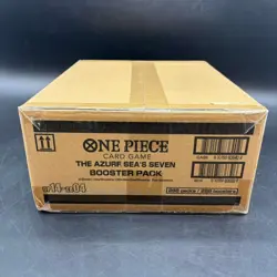 One Piece English OP14 The Azure Sea's Seven Booster Pack Box Case Sealed - Image 1