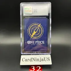 CGC GEM MINT 10 MONKEY D. LUFFY #P-075 SAIKYO JUMP PROMO 2024 ONE PIECE JPN 32 - Image 2