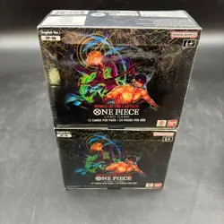 Lot of (2) One Piece EN OP-06 Wings of the Captain Booster Boxes Sealed - Image 1