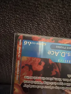 Portgas D. Ace One Piece OP08-052 TR Treasure Rare Alternative Art Royal Blood - Image 5