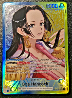 One Piece: The Azure Sea's Seven - Boa Hancock #OP14-041 Leader ALT ART - Image 1