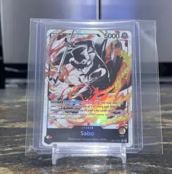 One Piece Ultra Deck: Three Brothers Sabo ST13-001 Parallel Alternate Art Leader - Image 1