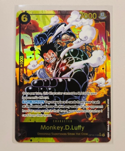 One Piece MONKEY.D.LUFFY Sec Royal Blood Alt Art OP10-118 Parallel English Luffy - Image 1