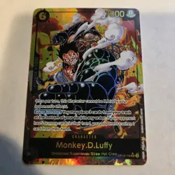One Piece MONKEY.D.LUFFY Sec Royal Blood Alt Art OP10-118 Parallel English Luffy - Image 3