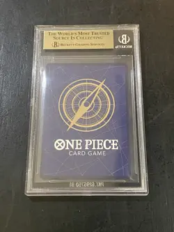 2025 One Piece Promos #OP12015 Monkey D Luffy SR Treasure Cup Top 64 BGS 9.5 - Image 2