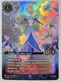 ELSA Ice Artisan ENCHANTED! Disney Lorcana WINTERSPELL 233/204 - Image 1