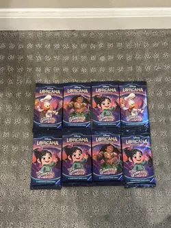 8 PACKS Disney Lorcana TCG Shimmering Skies Booster Factory Sealed - Image 1