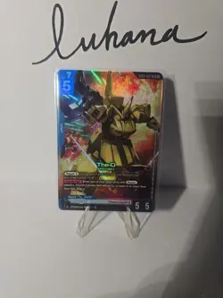 GUNDAM CARD GAME GD03-002 THE-O (LR) FOIL CARD - STEEL REQUIEM - Image 1