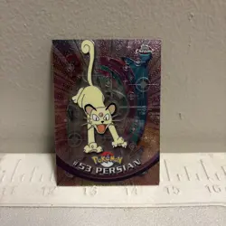 2000 Topps Chrome - PERSIAN #53 - Pokemon Card TCG Nintendo MP-HP - Image 1