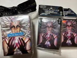MTG 2 Packs Redeemer Card Sleeves&Deck Box Max Protect New Standard Size Cards - Image 3